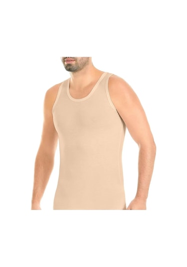 Yıldız Erkek Modal Askılı Atlet 71/74 - 3 Adet Ten