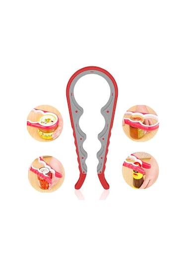 Pratik Konserve / Kavanoz Ve Şişe Kapak Açacak Çok Renkli