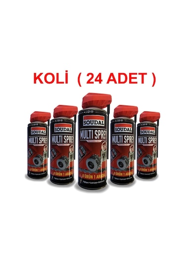Soudal Multi Sprey Pas Çözücü 400Ml - Koli Çok Renkli