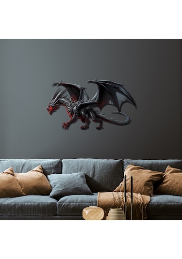 Sazakan Ejderhası Metal Tablo