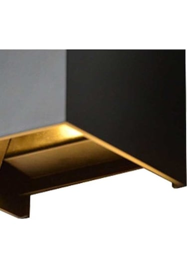 Besthome1 Siyah 6w Led Duvar Karesi, Ayarlanabilir Açılı, Isınma Işığı, Modern Oturma/yatak Odası Lambası, Su Geçirmez Abs Kapl Diğer