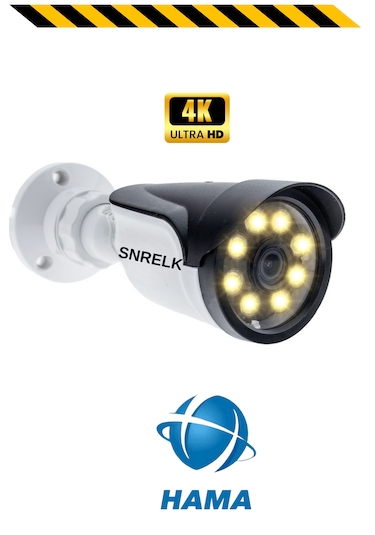 Snrelk Hama 5 Mp Lens Warm Lıght 5536 Güvenlik Kamerası