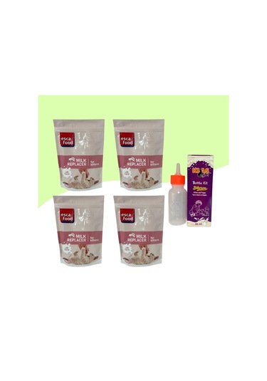 Esca Food Yavru Kediler İçin Süt Tozu 4 x 200 G + Biberon 60 ML