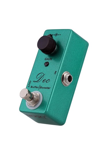 Yaozixa Elektro Gitar Buför Ve Güçlendirici Efekt Pedalı - Tam Metal Kasa, Temiz Tonda Güç Artırma, Doğru Bypass, Tek Düğme Kontrolü