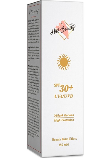 Hill Beauty Leke Karşıtı Renkli SPF30 Vücut Güneş Kremi 150 ML