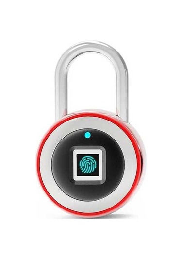 Createtech Suya Pl-p2 Kırmızı Parmak Kilitli Kapı İzi Dolap Sağlam Bozzys Akıllı Vg Kilit