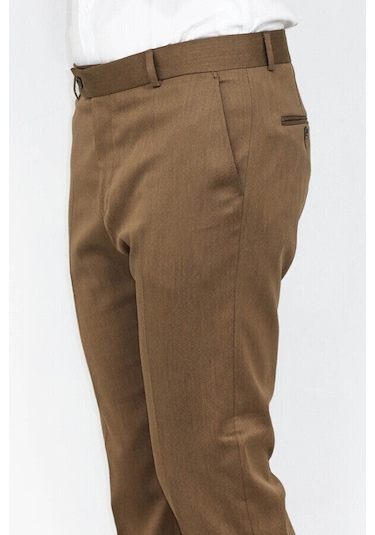 Wessi Slim Fit Taba Erkek Pantolon Taba