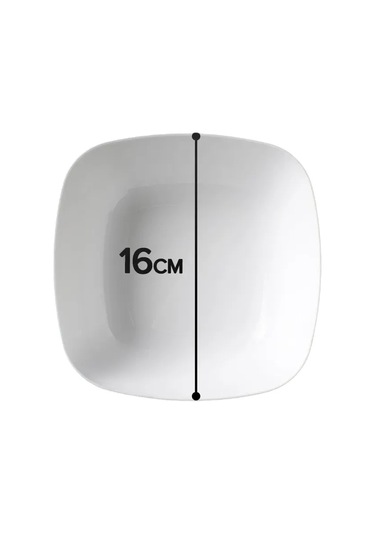 Al' Ternatıva Derin Plastik Tabak Seti 4'lü Paket 330516861 Beyaz