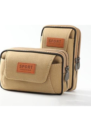 Haki Bel Çantası Çok İşlevli Depolama A Haki