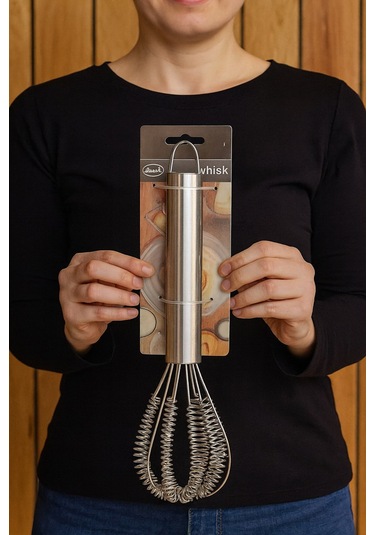 Tel Çırpıcı I Kek Çırpıcı I Paslanmaz Çelik Çırpıcı I Top Çırpıcı I Örgü Çırpıcı Beyaz - Gümüş