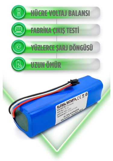 Neabot Nomo Q11 Batarya 7000mah Li-ion Pil
