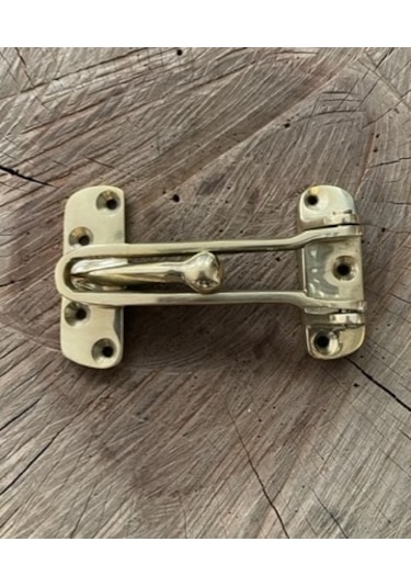 Dmr Gold Sarı Pirinç Çelik Kapı Emniyet Kelepçesi Emniyet Aparatı