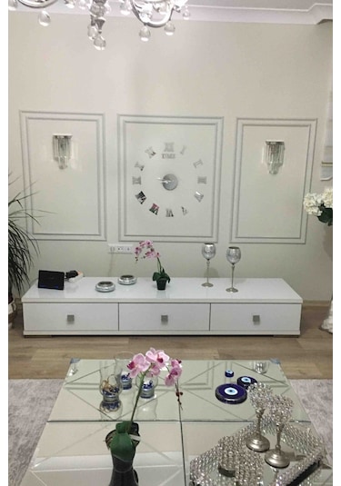 Decozza Boyanabilir 2,5 Cm Hazır Çerçeve Mastik Hediyeli