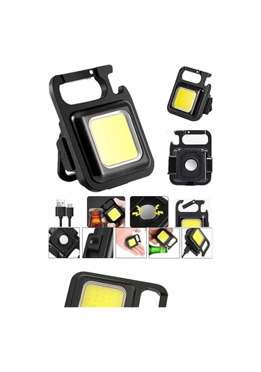 Bfs Işıldak Usb Şarjlı Cep El Feneri Taşınabilir Mini Led Işık Çok Fonksiyonlu Çok Renkli