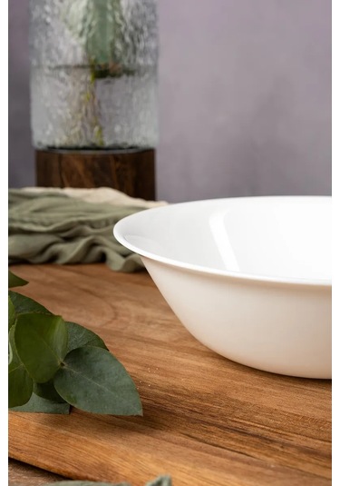 Korall 19 Cm 2'li Set Salata Kâseleri "empty" Opal Cam 330979266 Beyaz