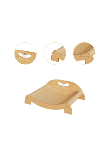 Suntek Kapalı Kedi Tırmalama Yatağı Rahat L-sırtlı-bilyalı