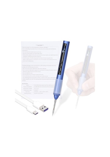 Hallow 210-ı Akıllı Elektrikli Havya Taşınabilir Usb Lehimleme İstasyonu