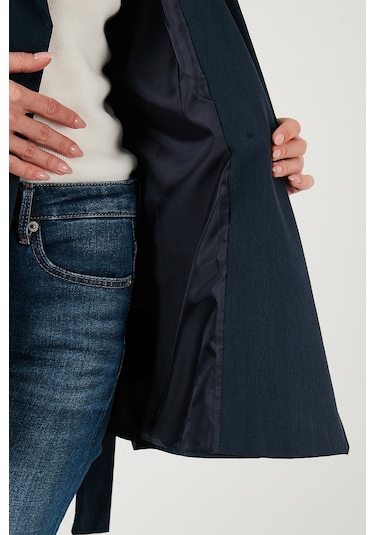 Lela Bayan Trençkot 6839609 Lacivert Lacivert