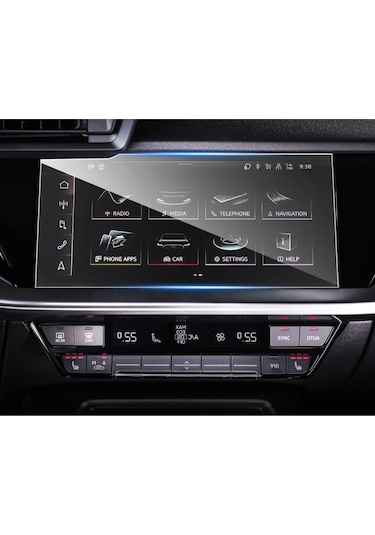 Audi A3 Ekran Koruyucu 10.1 İnç 8y Multimedya Nano 2025 ' Sadece Ekran Koruyucu