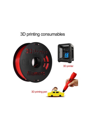 Biriktirme Esnek Tpu Filament Baskı Malzemesi Kırmızı 1.75 Mm 1 Kg
