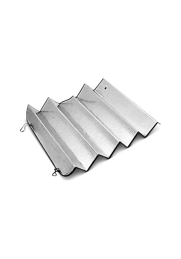 Çift Tarafı Metalize Sert Balonlu Lüx Ön Cam Güneşliği 140 X 70