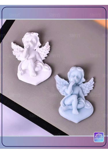 Sherryleis Kalpli Melek Kalıbı 6,5x8,7x1,6 Cm Silikon Kalıp 233718866