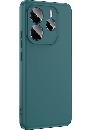 Biriva Home Redmi Note 14 5g Kılıf Mara Lansman Kapak - Koyu Yeşil Yeşil