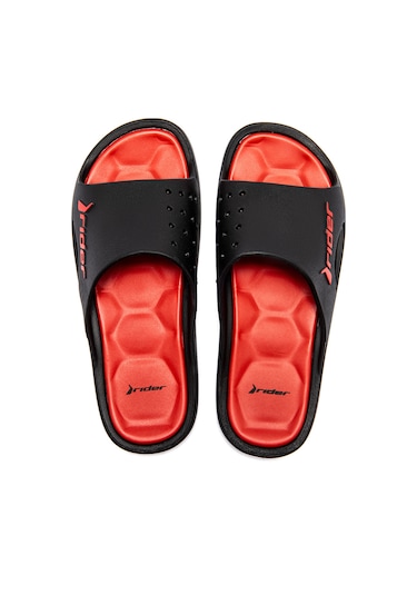 Bay Erkek Terlik Siyah-kırmızı 39/46 Kırmızı - Siyah