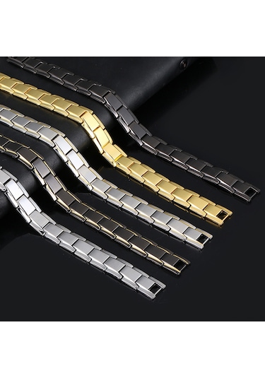 Vkemall Erkekler İçin Ayırılabilir Manyetik Tedavi Bilezik, Yorgunluk Giderici,情侣饰品, Boyutu Ayarlanabilir, Yjsl-020 Gold Vkemall Erkekler İçin Ayırılabilir Manyetik Tedavi Bilezik, Yorgunluk Giderici,情侣饰品, Boyutu Ayarlanabilir, Yjsl-020 Gold