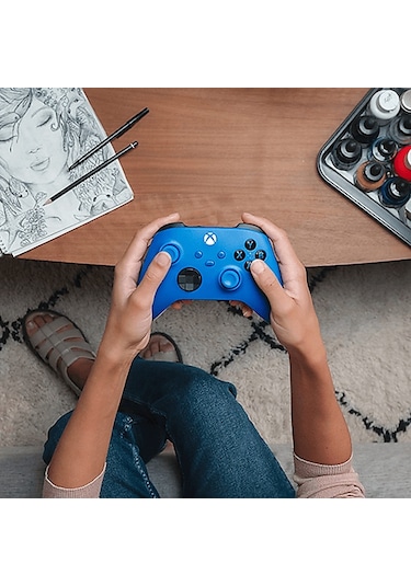 Mıcrosoft Xbox Kablosuz Oyun Kumandası Shock Blue