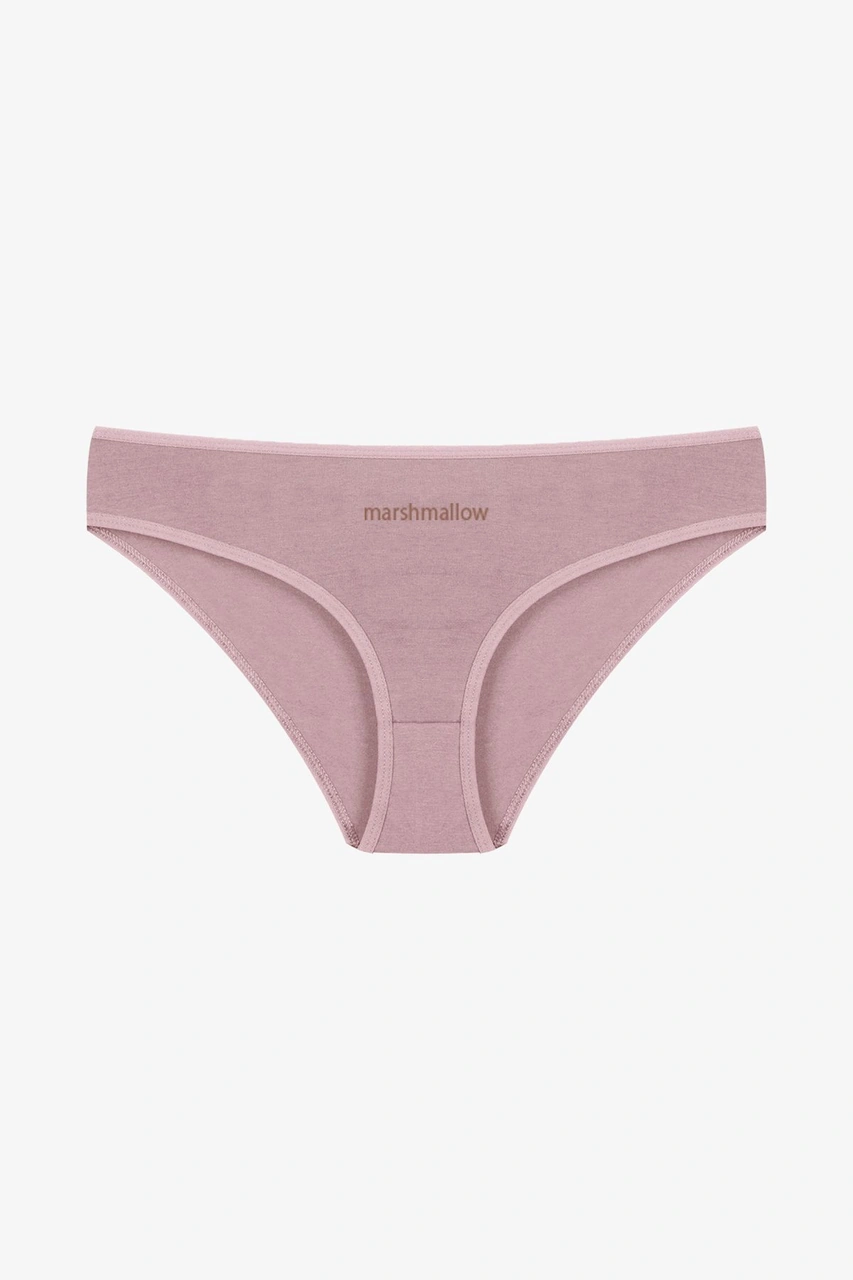 Kadın 3'lü Pamuklu Basic Külot 11040 Ten - Pembe