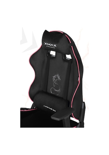 Rio Balerion Terletmez Kadife Kumaş Siyah Gaming Oyuncu Koltuğu - 21 Siyah