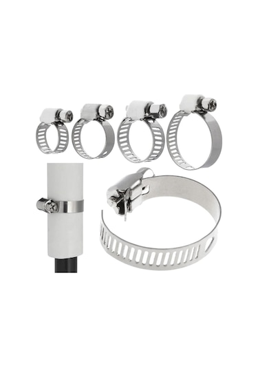 Ayarlı Metal Hortum Kelepçesi Vidalı 19*26 Mm (50 Adet) (532629812)