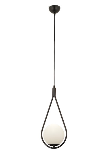 Apliqa Mirza Tekli Beyaz Camlı Modern Mutfak Salon Sarkıt Avize