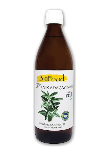BioFood Damıtma Organik Adaçayı Suyu 500 ML