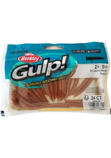 Berkley Gulp Saltwater Sandworm 5cm Lrf Silikon Yem Natural
