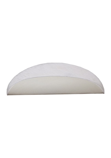 Elite Krem 100x100 Cm Yuvarlak Peluş Banyo Paspası Kaymaz Taban P Krem