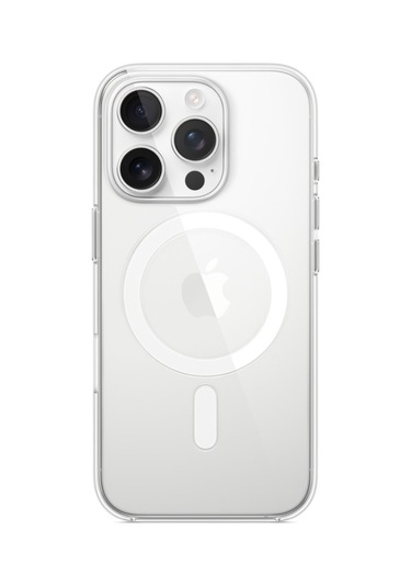 Schitec İphone Uyumlu 16 Pro Magsafe Özellikli Şeffaf Kılıf