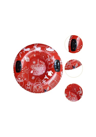 Homyl Şişme Kar Tüpü Yeni Yıl Kızağı Için Şişme Kızak Çok Renkli