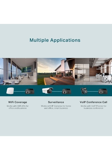 Tp-lınk Tl-poe150s Gıgabıt 48volt 15.4watt Poe Adaptör