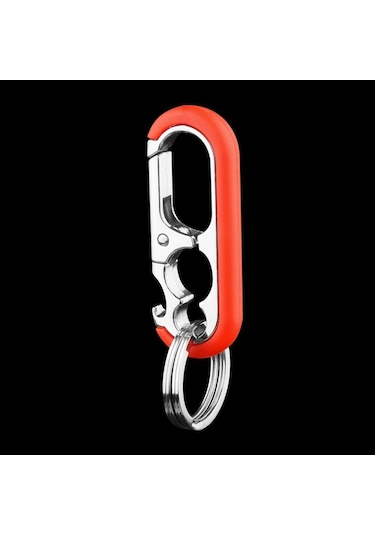 Turuncu Yaratıcı Çok Fonksiyonlu Araba Anahtarlık Taşınabilir Şarap Şişesi Konserve Açac Erkekler Metal Açacak & Tirbuşon 56621923 Turuncu