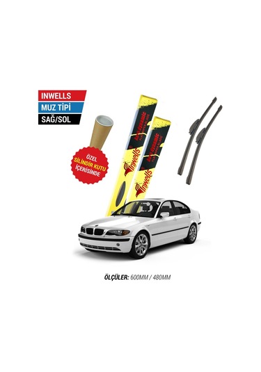 Bmw E46 İnwells Muz Silecek (1998-2005)