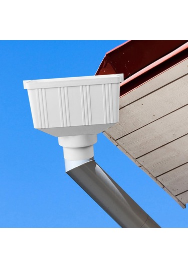 Suntek Yağmur Suyu Downspout Drenaj Konektörü Peyzaj Yağmur