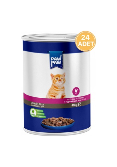 Tavuk Etli Yavru Kedi Konservesi 400 Gr 24 Adet