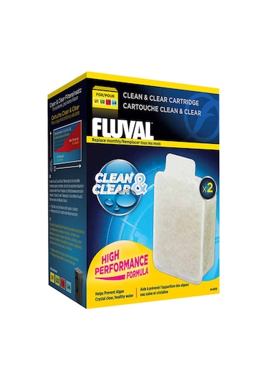 Fluval U1 U2 U3 U4 Clean Clear Kartuş 2 Adet