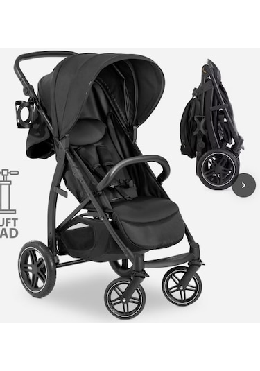 Hauck Rapid 4d Air Bebek Arabası Siyah