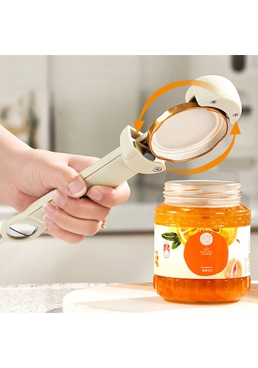 Mavi Çok Fonksiyonlu Şişe Açacağı Paslanmaz Çelik Kapak Açacağı Çapı 2.5-9.5 Cm Ayarlanabilir Winebeer Konserve Açacağı Mutfak Aletleri Mavi