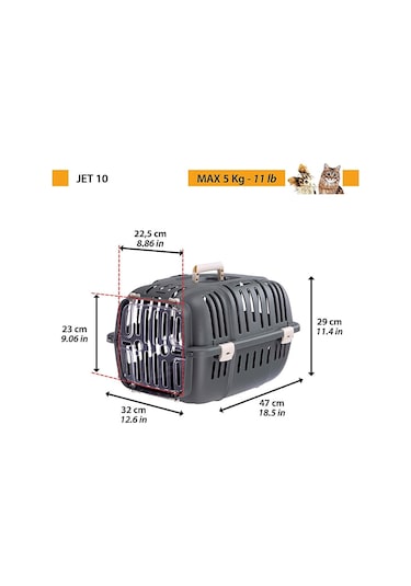 Ferplast Jet 10 Kedi Ve Köpek Taşıma Çantası