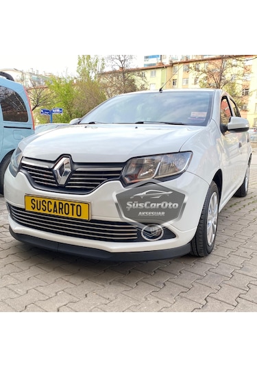Renault Symbol 2013-2020 Uyumlu Üniversal Astra H Lip Esnek Ön Lip 2 Parça Tampon Altı Dil Karlık Ön Ek 00 Şüscaroto Aksesuar