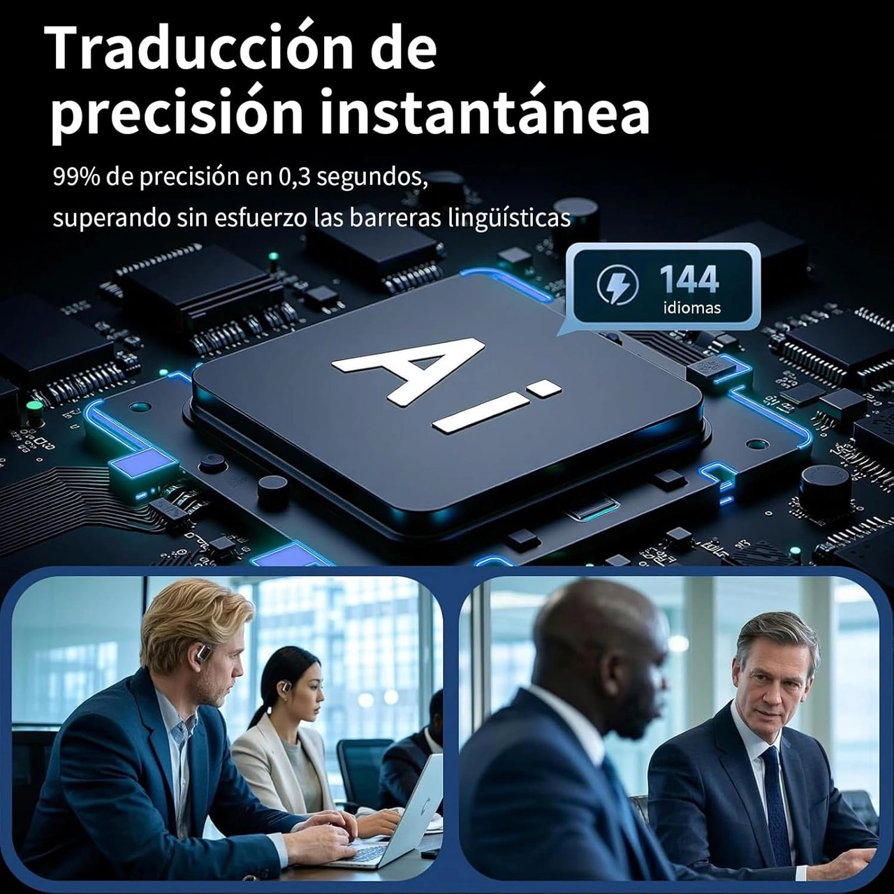 Dofolink Aı Çift Yönlü 144 Dil Anlık Çeviri Kulaklığı - Müzik/arama, Bluetooth 5.4, Açık Kulak Tasarımı, İos/android Uyumlu Q16